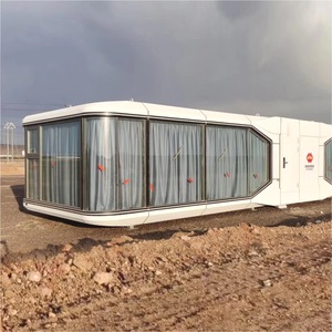 Design moderno casa prefabbricata contenitore in acciaio spazio Extra sopra il Garage per le città piccole città efficienti terra roulotte - Product Image 2