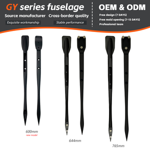 GY-Axis Advance Hydrofoil Accessories 600mm Fuselage 644mm 765mm Aluminum Black <b>Surfing</b> Foil Waterplay Tools Fuselage GY-Axis Se - Product Image 4