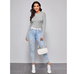 Nouveaux débardeurs classiques pour femmes PIHA SPORTS, courts, unis, col rond, tissu extensible, écologiques, séchage rapide, respirants, tailles 8-14 - Product Image 3