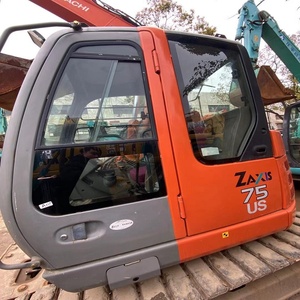รถขุดตีนตะขาบฮิตาชิ ZX75US ปี 2024 มือสอง ขนาด 7 ตัน บุ้งกี๋ 0.33 เมตร พร้อมเครื่องยนต์ มอเตอร์ และปั๊ม ใช้งานน้อย เหมาะสำหรับงานก่อสร้าง - Product Image 4