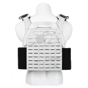 Giubbotto Tattico PTG 2025 con Sgancio Rapido, Doppia Sicurezza, in Nylon, Mimetico Neve, Porta Piastre Balistiche Molle - Product Image 5