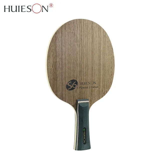 HUIESON Custo Printing Logo OEM Professional Carbon table tennis Bat Blade TableTennis Racket