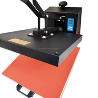 Presse à chaud semi-automatique pour t-shirt 220V 38*38cm imprimante à plat pour vêtements presse à transfert de chaleur électrique Machines