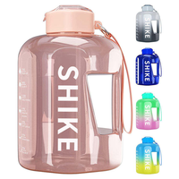 Bouteille d'eau réutilisable en PETG de 74 oz pour adultes, avec logo personnalisé, sans BPA, anti-fuite, grande capacité, pour la salle de sport, l'entraînement et les voyages