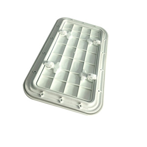 Couvercle de trappe carré en plastique pour bateau, panneau d'accès au pont pour rangement et inspection - Product Image 3