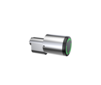 Serrure de cylindre intelligente TTlock/Tuya sans clé, étanche IP65, certifiée ANSI Grade 1 EN15684, 99 cartes d'propriétaires, gris clair brossé