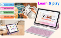Tablette Android 16 OEM 10 pouces avec 20 Go de RAM, 128 Go de ROM, clavier et stylet pour l'éducation et les affaires