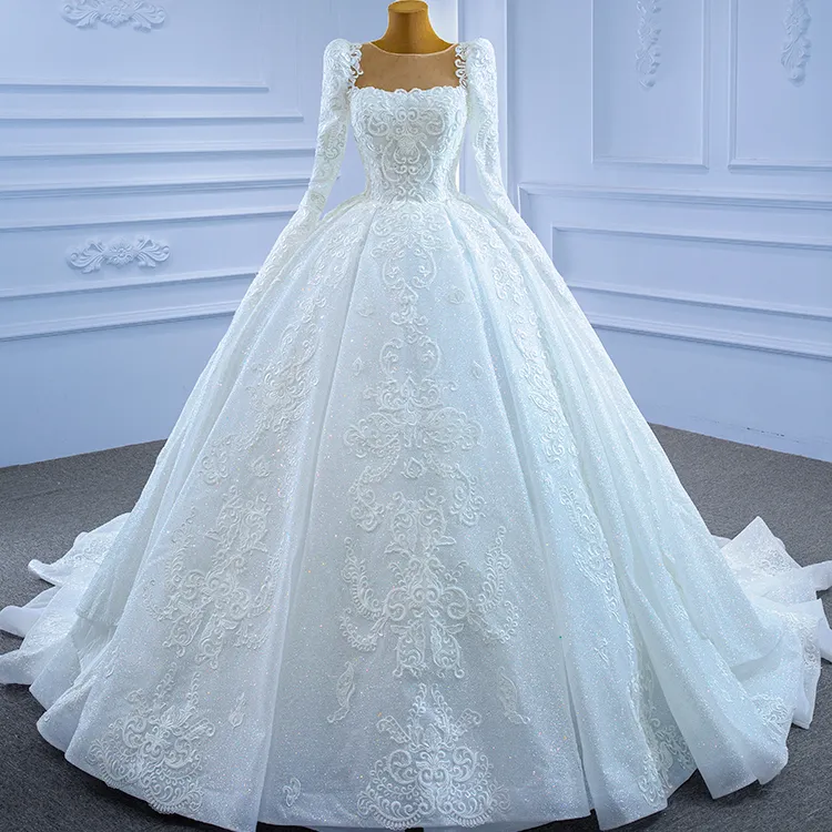 Gorgeous High Quality Wedding Dress Custom Made Designer's Special Design Bridal Gown