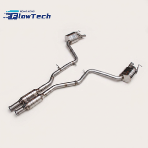 ท่อไอเสียแคทแบ็ก Valvetronic สแตนเลสสตีล 304 สำหรับ Mercedes Benz CLS400 C218 X218 3.0L V6 พร้อมรีโมทคอนโทรล - Product Image 3