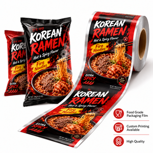 Pellicola in Plastica Laminata Stampata su Misura per Imballaggio Alimentare, Resistente all'Umidità, per Confezionamento di Noodle Istantanei e <span class=keywords><strong>Ramen</strong></span> - Product Image 3