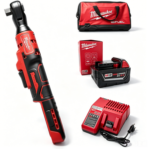 Milwaukee 18V FUEL 1/2" Cordless Ratchet Wrench Kit dengan Baterai 5Ah, Charger & Tas, Torsi Tinggi untuk Perbaikan Otomotif & Mekanik - Product Image 1