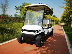 WELIFTRICH Voiturette de golf électrique 4 places 2 + 2 Buggy de golf entièrement étanche avec cadre en acier et portée de 90km en vente directe en usine - Product Image 2