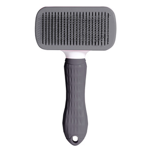 Peine autolimpiante para mascotas, herramienta de aseo para desenredar y eliminar el pelo de perros, material plástico - Product Image 3