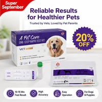Test combiné haute précision SC pour animaux de compagnie : Panleucopénie féline / Coronavirus / Giardia / Calicivirus