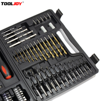 Ensemble d'accessoires pour outils électriques de 115 pièces avec forets et kit cadeau pour niveau laser