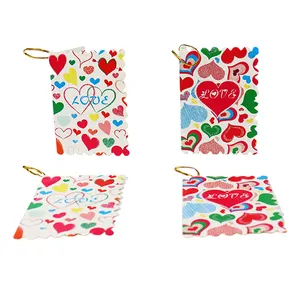 Penuh warna beberapa gaya St. Saint Valentine'S Day liburan Festival pesta dekorasi perlengkapan hadiah kertas kartu ucapan