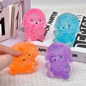 2025 Juguete de peluche pequeño con forma de perro, transfronterizo, creativo, con polvo dorado, de rebote, para descompresión, de EVA, para cachorros, de malta, para apretar, creativo - Product Image 2