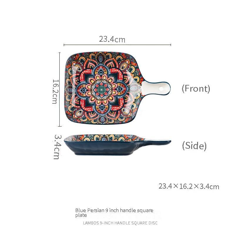 9-inch binaural square disc