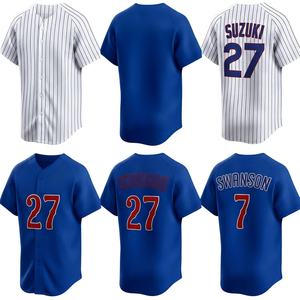 Vente en gros de maillots de baseball unisexes brodés en 3D Texas Ranger # 5 Corey Seager 36 Wyatt Langford 48 Jacob DeGrom Softball - Product Image 2