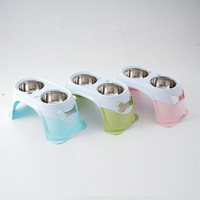 Bols pour chiens, grande taille d'alimentation, en acier inoxydable, pour animaux de compagnie