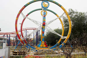 Grande roue extérieure super bon marché pour le parc d'aventure en fibre de verre et métal Ferris Ring Car pour les divertissements forains - Product Image 5