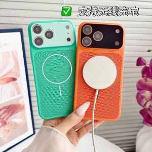 เคสโทรศัพท์แข็งบางสีสันสดใส ระบายความร้อนได้ดี สำหรับ iPhone 17 16 15 14 13 12 11 Pro Max XS Plus พร้อมอุปกรณ์เสริม - Product Image 2