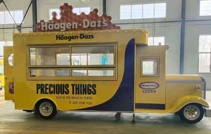 Camion de crème glacée de rue camion de nourriture mobile électrique personnalisé bon marché chariot à café camion à hot dog d'occasion à <span class=keywords><strong>vendre</strong></span> - Product Image 6