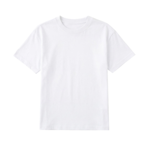 T-shirt vierge pour homme en coton 280 g/m² de haute qualité, coupe ample et épaisse, grande taille, manches courtes, streetwear, personnalisable par impression sérigraphique - Product Image 1