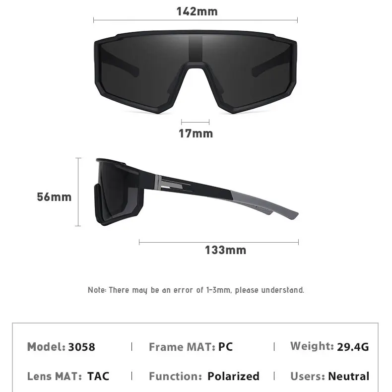 Homens Mulheres UV400 Óculos De Sol Equitação Ciclismo Golfe Pesca Driving Shades Polarized Sports Sunglasses