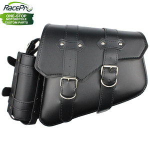 RACEPRO – sacoches en cuir PU pour <span class=keywords><strong>Harley</strong></span> <span class=keywords><strong>Davidson</strong></span> <span class=keywords><strong>Softail</strong></span> Deluxe Dyna Wide Glide Fat Bob, accessoires de moto - Product Image 6