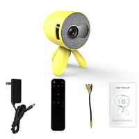 Projecteur de cinéma maison portable YG220 Mini LED LCD 1080P avec haut-parleurs intégrés, 200 lumens, contraste 800:1, projection 0,8-2m
