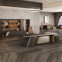 Bureau de direction série Yuchi YC-01, mobilier de bureau moderne, OEM/ODM, dimensions, couleur et logo personnalisables