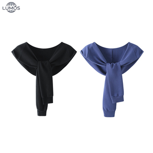 Écharpe d'épaule en coton de haute qualité pour hommes, couleur unie, taille unique, avec logo personnalisé et manches à nouer, vente en gros - Product Image 2