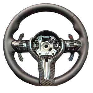 Volante de Cuero para Automóvil en Oferta para <span class=keywords><strong>BMW</strong></span> F02 F20 F21 F22 F23 E90 <span class=keywords><strong>328i</strong></span> <span class=keywords><strong>F10</strong></span> F30 E92 E87 E92 M3 X5 E70 X6 E71 E82 F11 F01 - Product Image 1