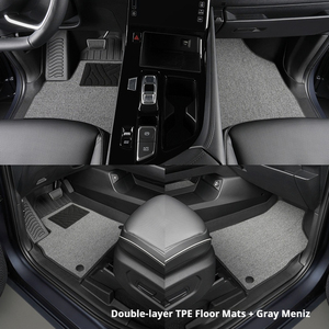 Tapis de voiture en Tpe de Modification de seuil de porte de paquet de sept places entièrement fermé pour Beijing Hyundai Kusuto tapis de sol 21-24 modèles - Product Image 6