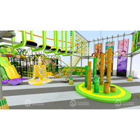 Parc d'aventure commercial Playpedia, parcours de cordes personnalisé, équipement de terrain de jeux intérieur pour enfants avec certificat CE TUV