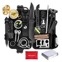 Accessoires de plein air, kit de camping, kit de survie d'urgence, équipement de survie professionnel