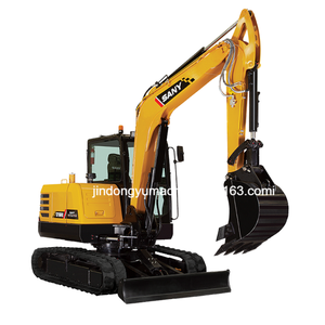 Excavatrice sur chenilles hydraulique d'occasion SY60C 6 tonnes d'origine SANY SY60C avec moteur et pompe Yanmar en vente chaude - Product Image 1