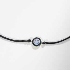 Pulsera SMILE de Oro de 14K con Diamantes, Joyería al por Mayor, Fabricante de Joyería Fina, Pulsera con Diseño de Sonrisa Personalizado, Proveedor OEM ODM - Product Image 1