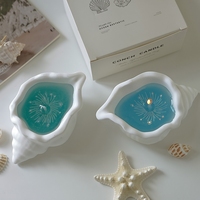 Kreative Raumduft-Geschenkidee Duftkerzen Handgemachte Neuartige Muschel-Gelee-Wachs Dekorative Ornamente Maßgeschneiderte Aroma-Kerzen