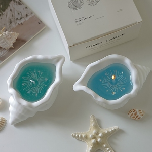 Velas Aromáticas Creativas para el Hogar, Regalo de Recuerdo, Velas Perfumadas Hechas a Mano, Adornos Decorativos de Cera de Gelatina con Forma de Concha, Velas Aromáticas Personalizadas - Product Image 6