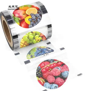 Customized Plastic Film Rolls Cup Sealing Films For PP PET Paper Cup Sealer For Bubble Tea Cup