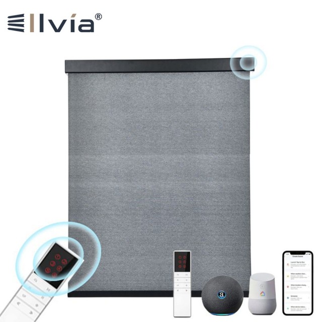 Custom Wireless Electric Tuya Matter Zigbee Sunshade Roller Shades Automatic Smart Roller Blinds for Office