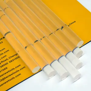 Fabrik Schlussverkauf super 100% transparent heiß klebstoffpistole Stäbchen 11mm 7mm Silikon heiß schmelzender Klebe-Stick für Klebepistole