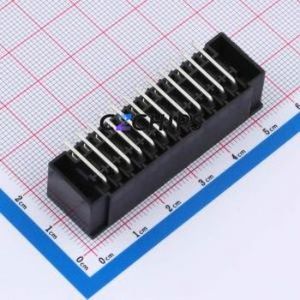 DB2ERHBM-3.5-2*12P-BK Plug-in Terminal Block Bent Lead Through Hole,P=3.5mm Board-to-Board / Socket - Closed Screw Fixing 2x12P - Product Image 2