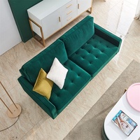 Canapé en tissu haut de gamme de luxe canapés modulaires à cadre en bois pour la maison loft appartement immeuble de bureaux meubles de salon
