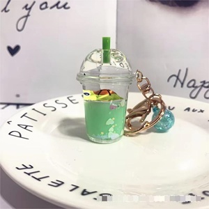 Fabricant de porte-clés vérifié, vente en gros, porte-clés en acrylique, thé au lait Boba - Product Image 6