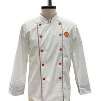 Veste de chef exécutif sur mesure, col montant élégant, pour la restauration fine, uniformes personnalisés pour hôtels, restaurants et bars