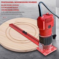 Gabarit de fraisage circulaire de 400 mm pour le travail du bois, guide de découpe circulaire pour routeur, localisateur de perçage pour menuiserie