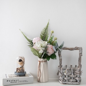 Bouquet de roses artificielles Frandole CF01073, décoration d'intérieur, arrangement de fleurs pour mariage - Product Image 2